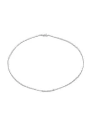 商品Sterling Forever|​Rhodium Plated Brass & Cubic Zirconia Tennis Necklace,价格¥210,第1张图片