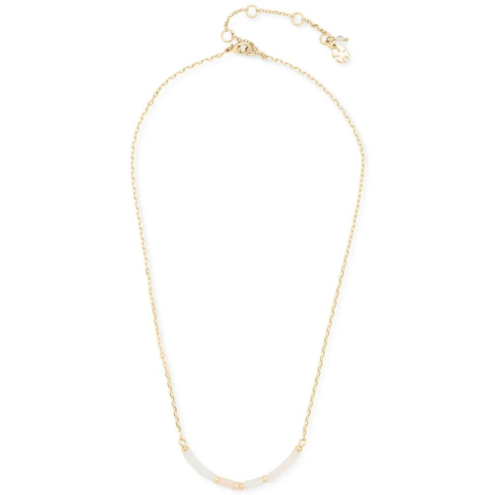 商品Lucky Brand|Gold-Tone Gemstone Beaded Collar Necklace, 16-1/2" + 3" extender,价格¥183,第2张图片详细描述