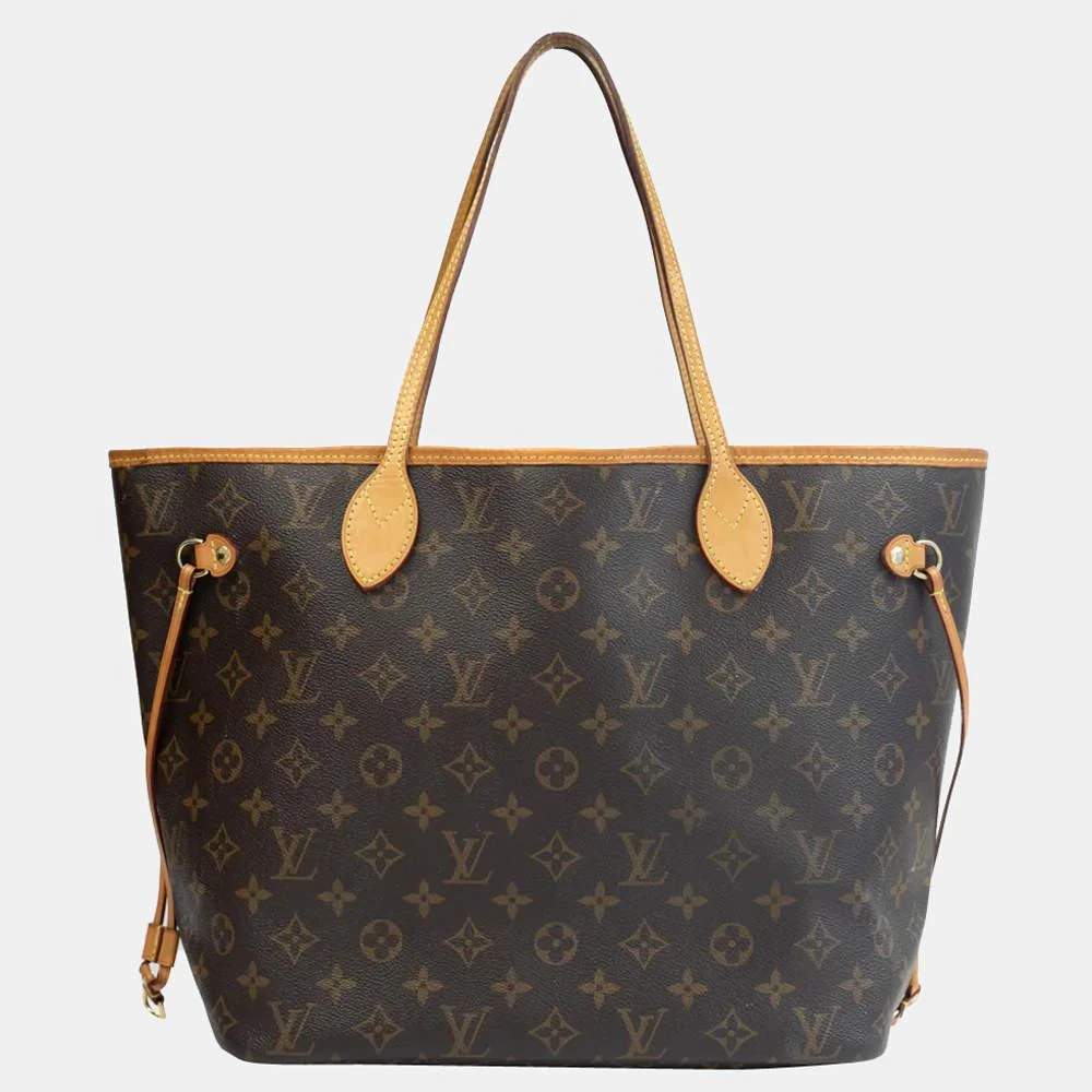 商品[二手商品] Louis Vuitton|Louis Vuitton Brown Monogram Canvas Neverfull MM Shoulder Bag ,价格¥15140,第1张图片