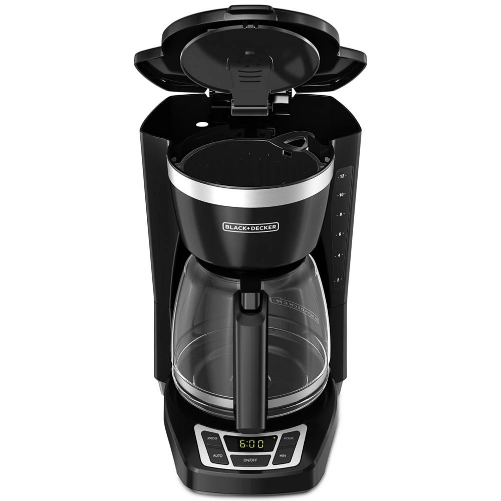 商品Black & Decker|12-Cup Programmable Coffee Maker, Black, CM1160B,价格¥344,第2张图片详细描述