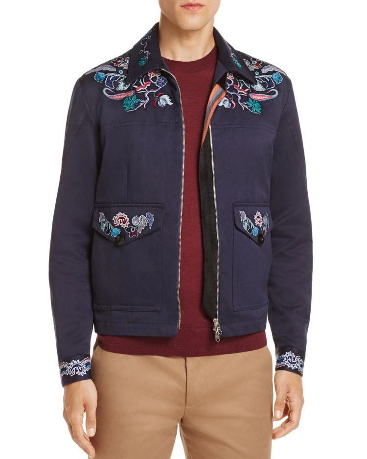 商品Paul Smith|Paul Smith Embroidered Field Jacket,价格¥3605,第1张图片