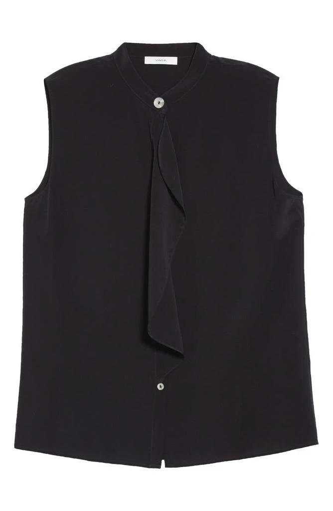商品Vince|Sleeveless Ruffle Silk Blouse,价格¥985,第5张图片详细描述