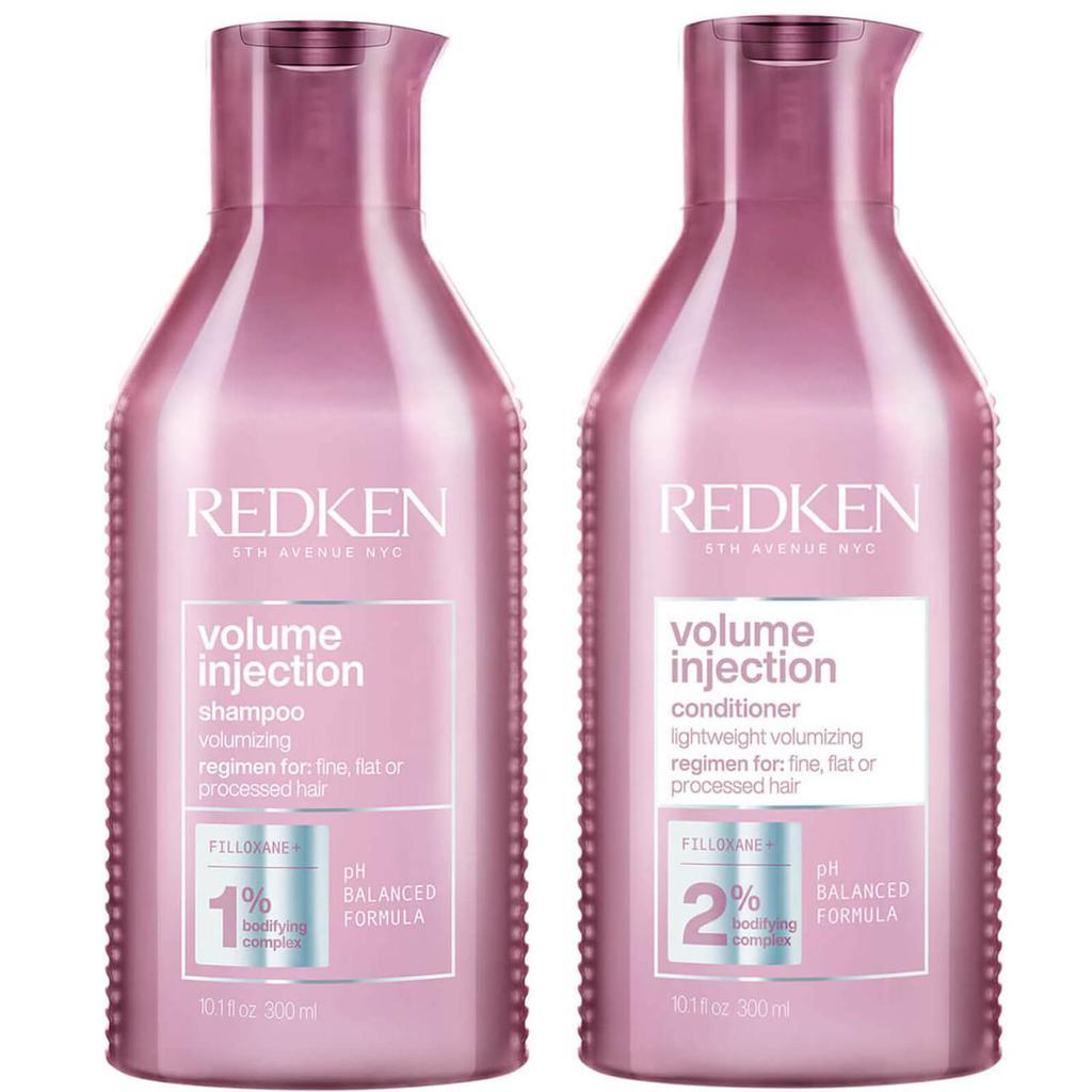 商品Redken|Redken Volume Injection Shampoo 300ml and Volume Injection Conditioner 250ml Duo,价格¥241,第1张图片
