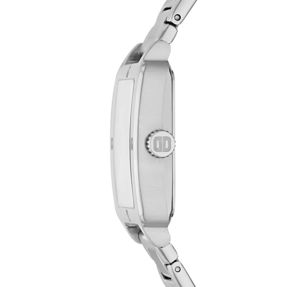 商品DKNY|Women's City Rivet Three Hand Silver-Tone Stainless Steel Watch 24mm,价格¥1014,第2张图片详细描述