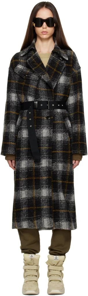 商品Isabel Marant|Black Laurie Coat,价格¥2038,第1张图片