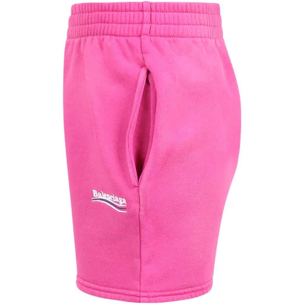 商品Balenciaga|Fuchsia Short For Kids With Logo,价格¥1252,第2张图片详细描述