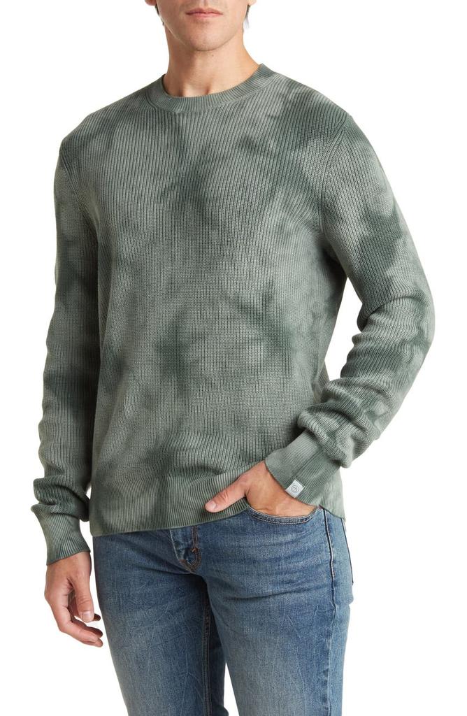Dexter Tie Dye Organic Cotton Crewneck Sweater商品第1张图片规格展示