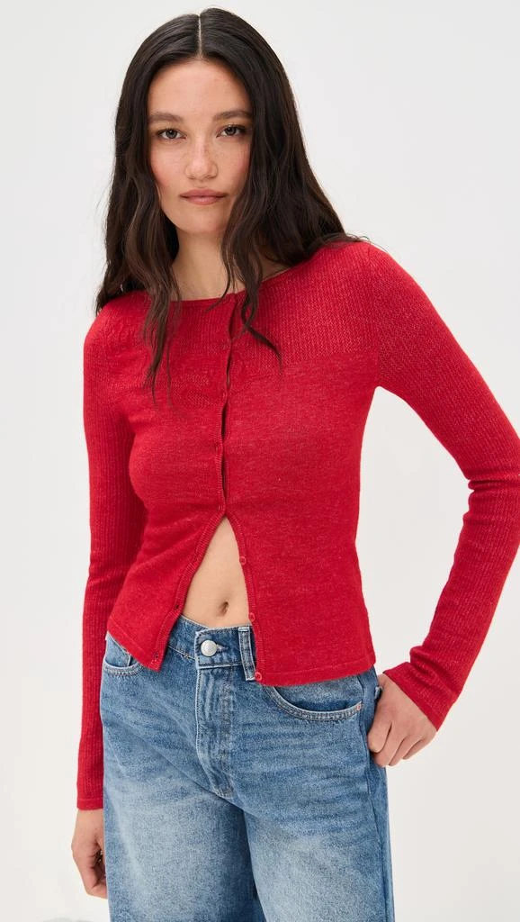 商品Peachy Den|Claudine Cardigan,价格¥951,第1张图片