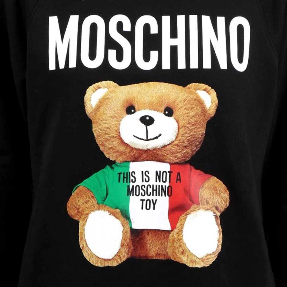 MOSCHINO 黑色女士卫衣/帽衫 EA1710-0527-1555 商品