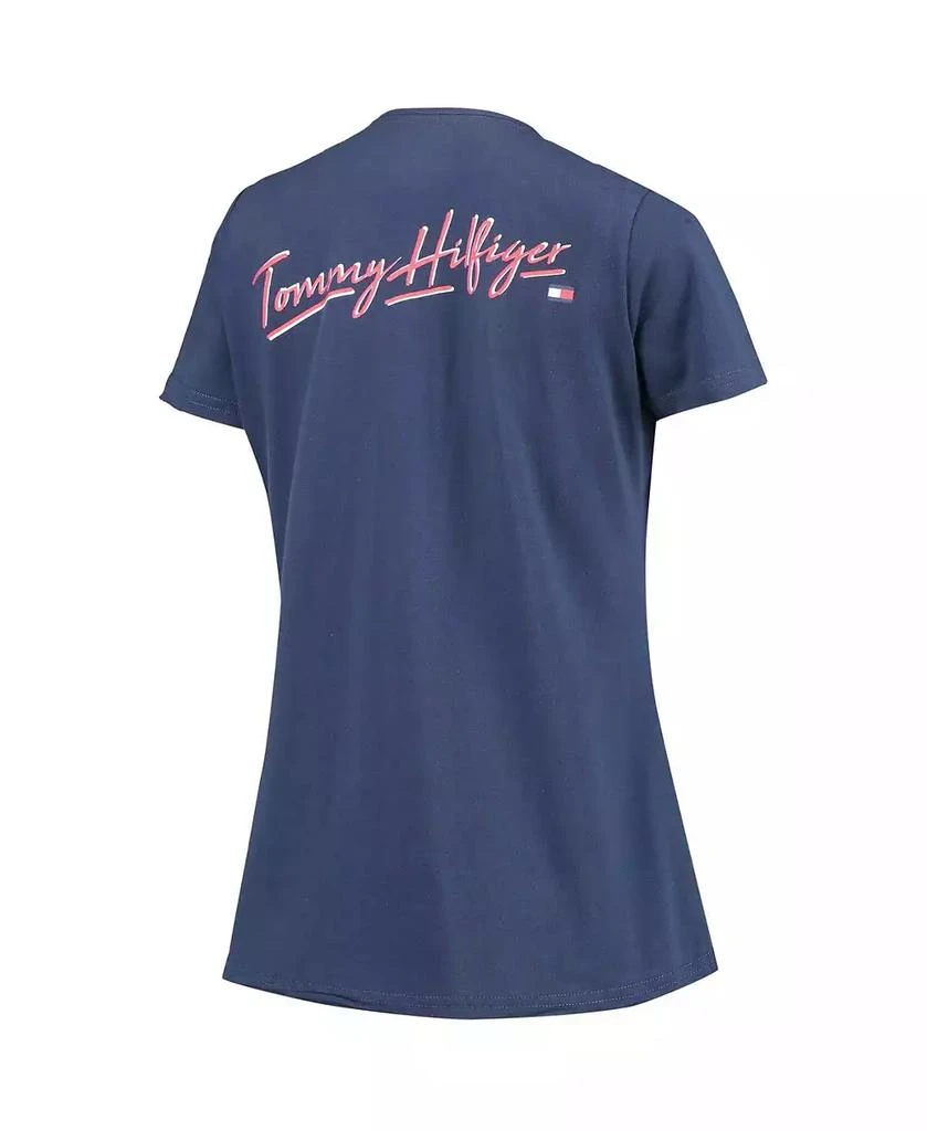 商品Tommy Hilfiger|Women's Navy New England Patriots Riley V-Neck T-shirt,价格¥195,第3张图片详细描述