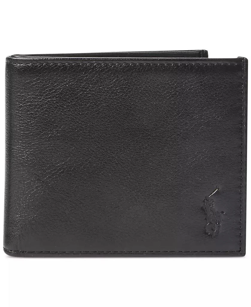 商品Ralph Lauren|Men's Pebbled Leather Billfold,价格¥680,第1张图片