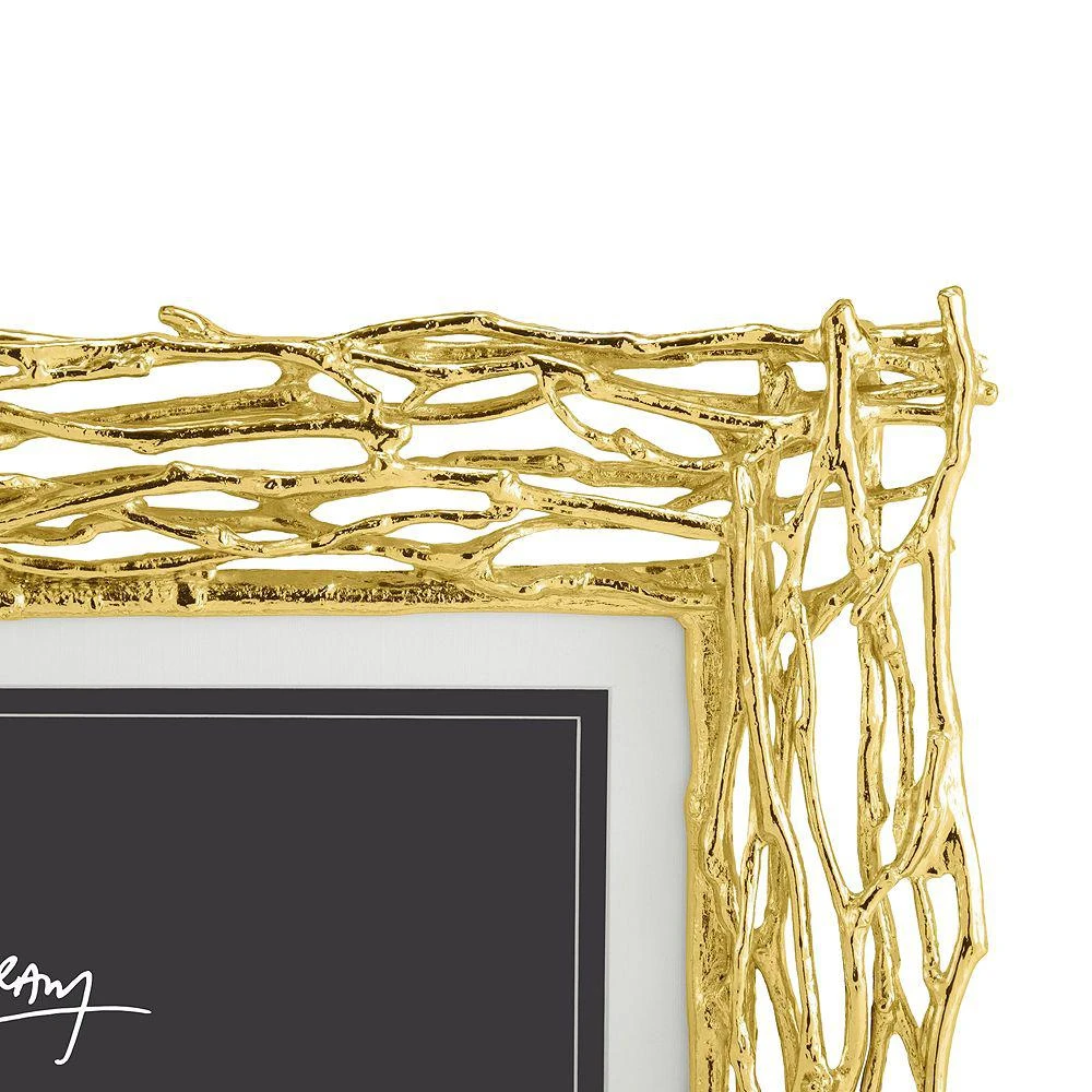 Gold-Tone Twig Frame, 7" x 5" 商品