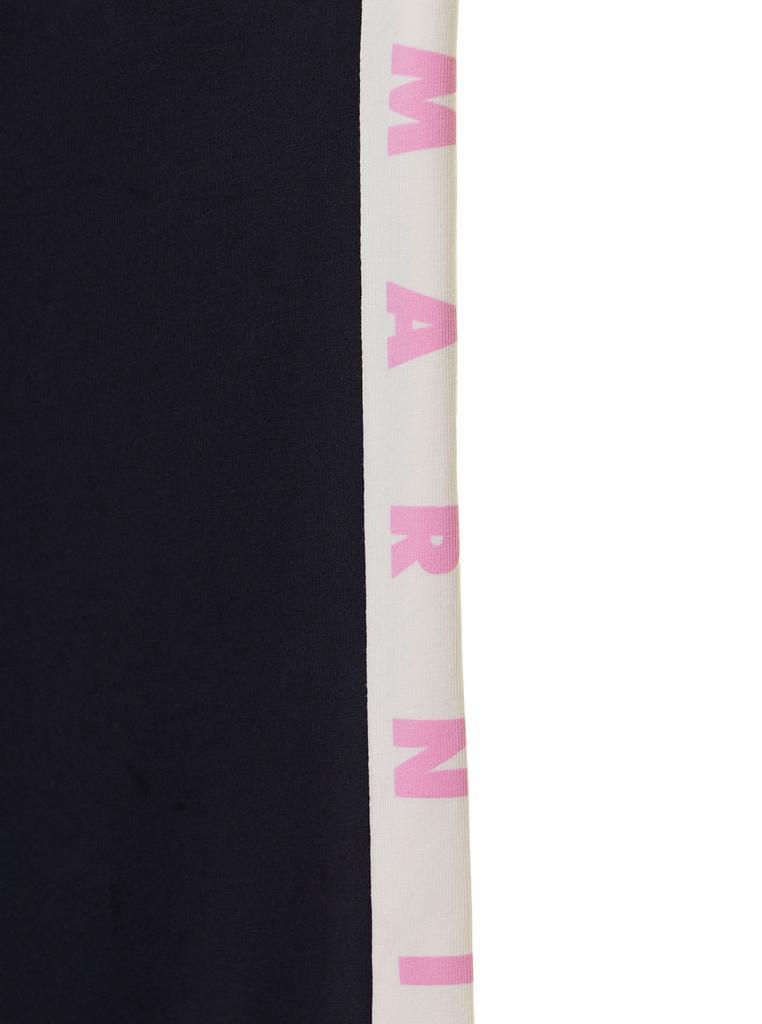商品Marni|Marni Kids Baby Girls Blue Leggings With Side Band,价格¥758,第5张图片详细描述