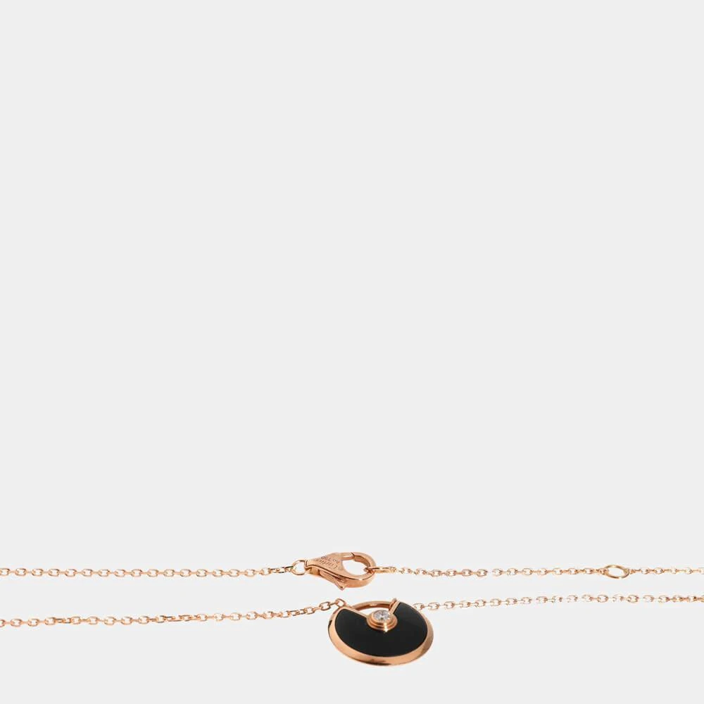 商品[二手商品] Cartier|Cartier Amulette de Cartier Diamond Pendant in 18k Rose Gold 0.02 CTW,价格¥14546,第3张图片详细描述