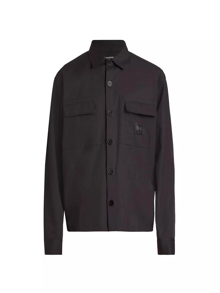 商品Balmain|Monogram Padded Overshirt,价格¥3937,第1张图片