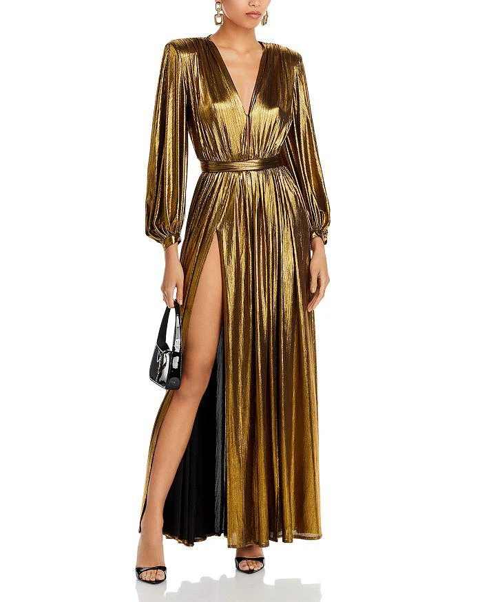 商品BRONX AND BANCO|Zoe Gold Gown,价格¥3079,第3张图片详细描述