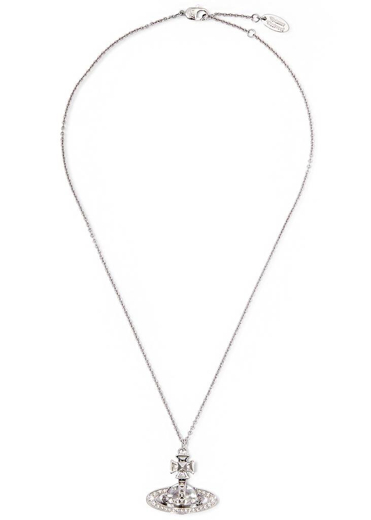 Pina Bas Relief silver-tone orb necklace商品第1张图片规格展示
