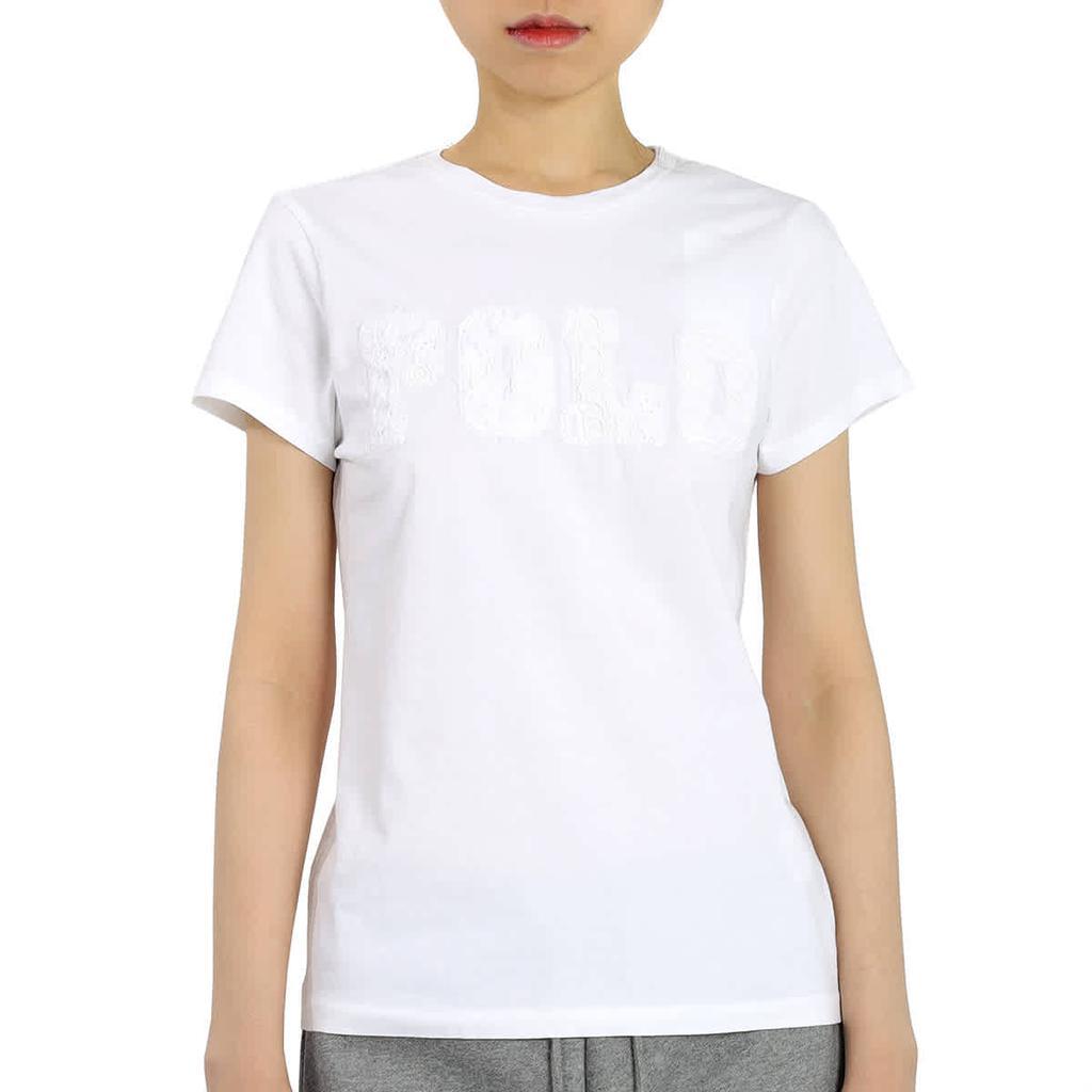 商品Ralph Lauren|Polo Ralph Lauren Beaded Embroidery Logo T-shirt, Size X-Small,价格¥154,第1张图片