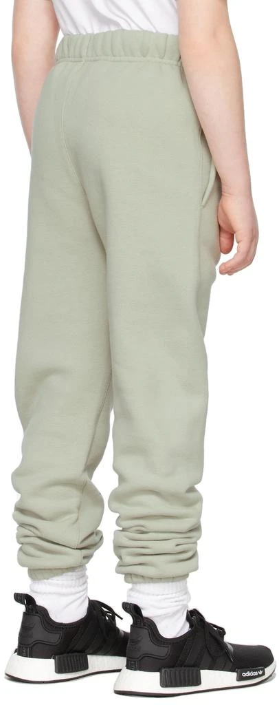 商品Essentials|SSENSE Exclusive Kids Green Fleece Lounge Pants,价格¥398,第4张图片详细描述