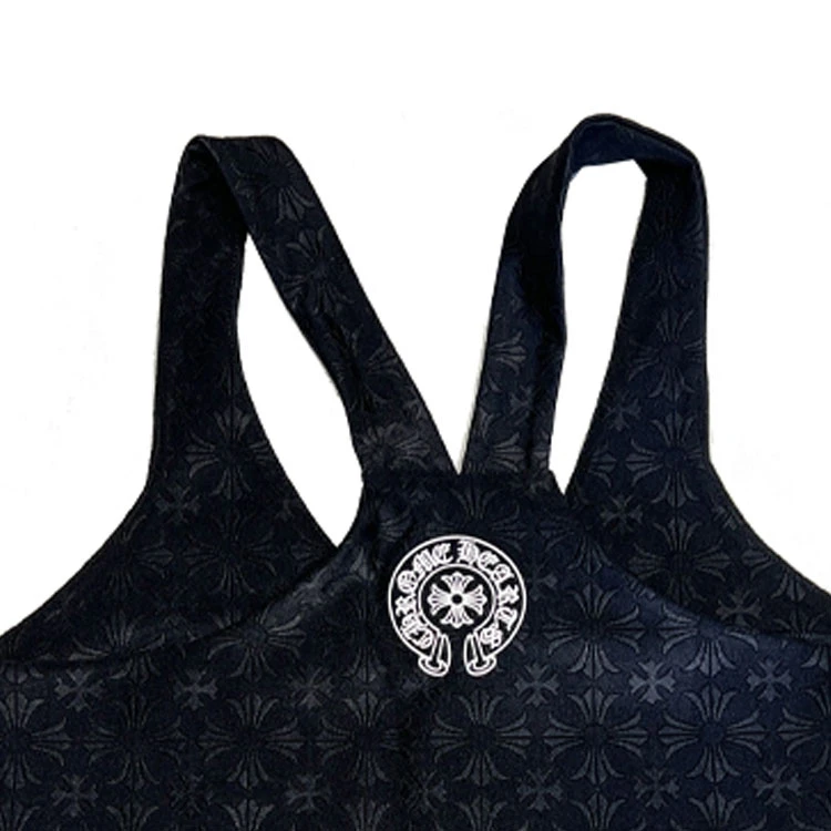 商品[国内直发] Chrome Hearts|网球暗纹提花工字背心 女款 黑色,价格¥6452,第4张图片详细描述