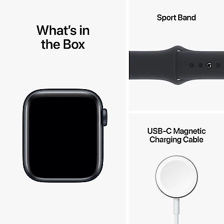 Apple Watch SE (2nd Generation) GPS 40mm Aluminum Case with Sport Band (Choose Color and Band Size)商品第9张图片规格展示