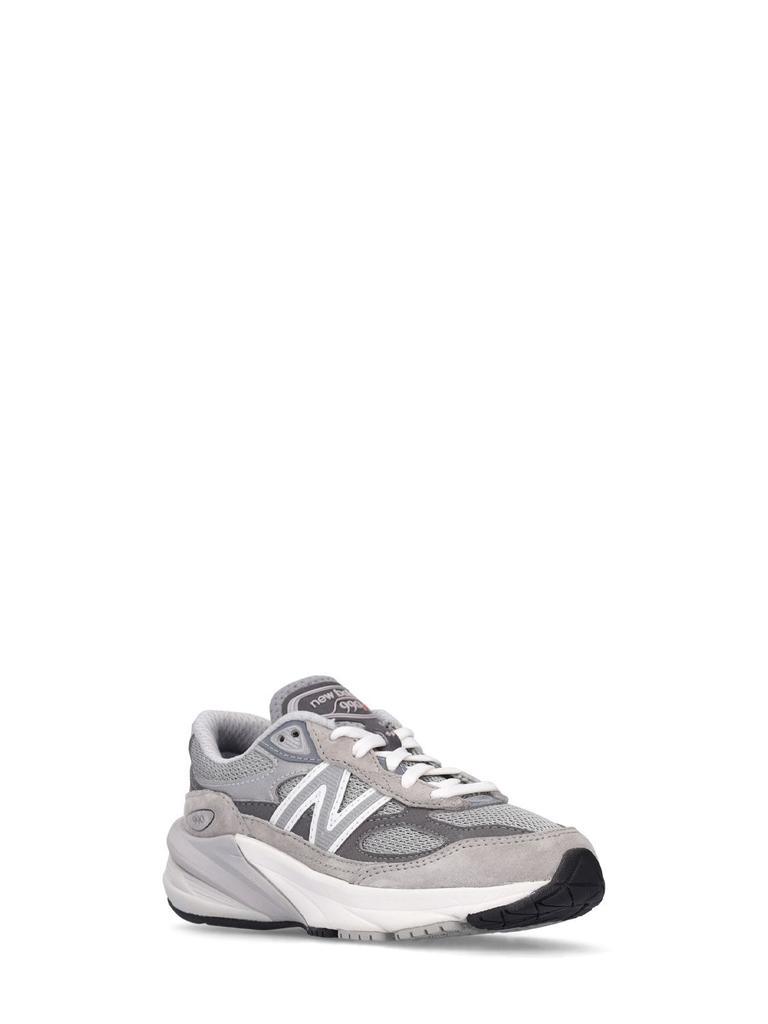 商品New Balance|990 V6 Suede & Mesh Lace-up Sneakers,价格¥588,第1张图片