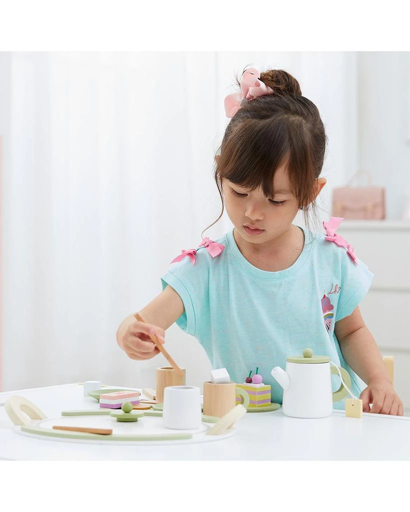 Kids Little Chef Frankfurt 20 Piece Wooden Play Kitchen Tea Party Set - Ages 3+ 商品