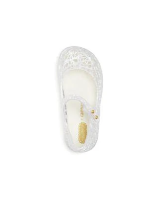 商品Mini Melissa|女孩(幼儿)Girls' Campana Glitter Zig Zag Mary Jane Flats - Walker, Toddler,价格¥413,第2张图片详细描述