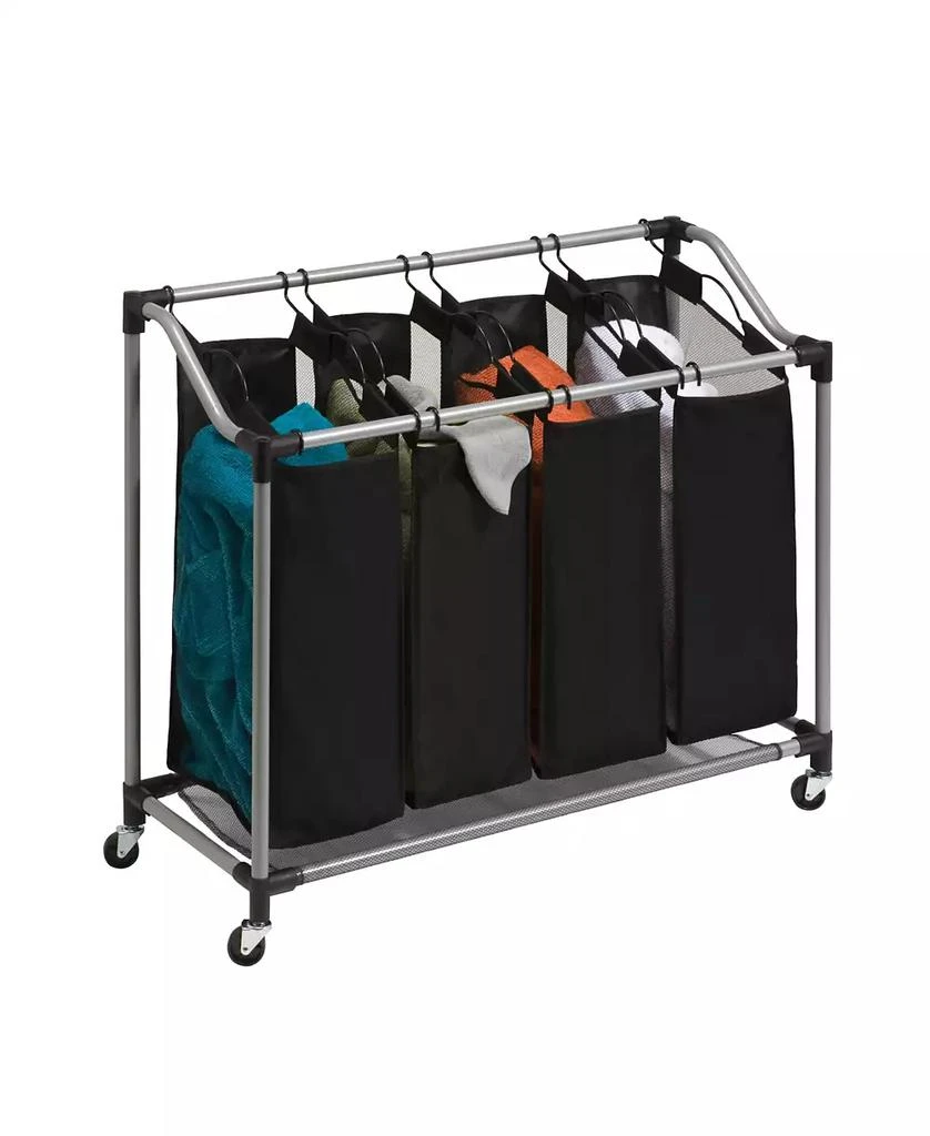 商品Honey Can Do|Hampers, Deluxe Quad Laundry Sorter,价格¥741,第3张图片详细描述