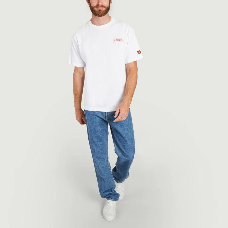 商品Kenzo|Oversize Kenzo Paris cotton T-shirt WHITE Kenzo,价格¥1215,第4张图片详细描述
