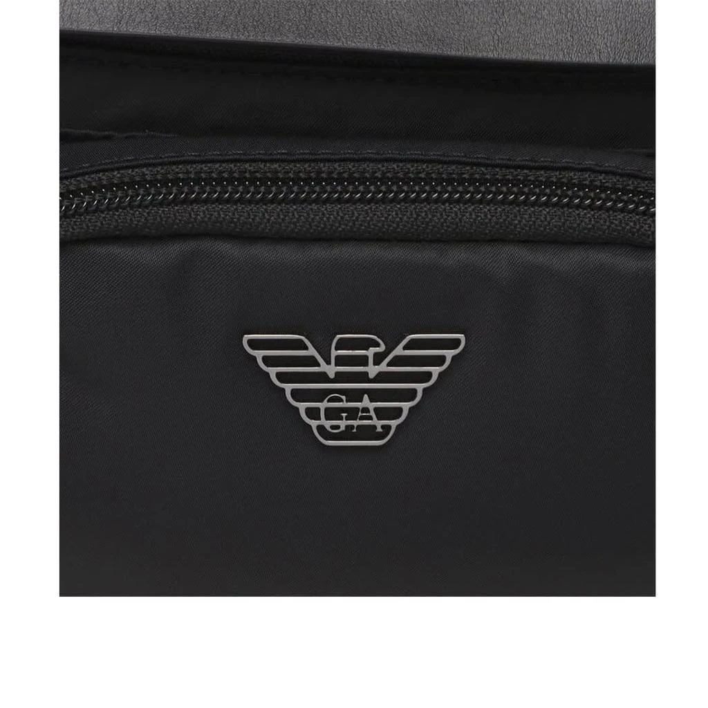商品Emporio Armani|Emporio Armani Black Nylon Belt Bag,价格¥1251,第3张图片详细描述