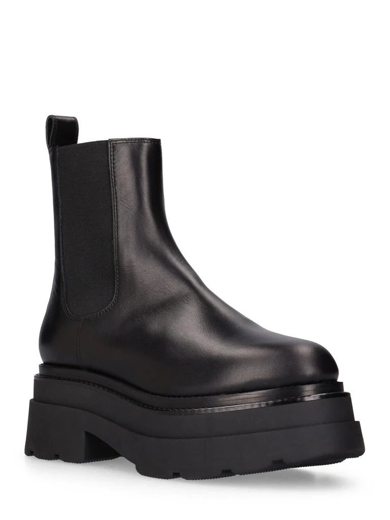 商品Alexander Wang|75mm Carter Platform Leather Ankle Boots,价格¥3447,第2张图片详细描述