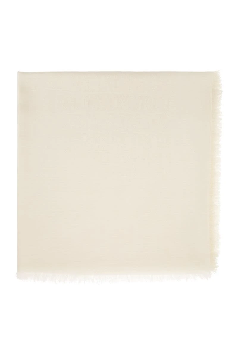 GEODE - Silk and cotton jacquard shawl AC003334 003 商品