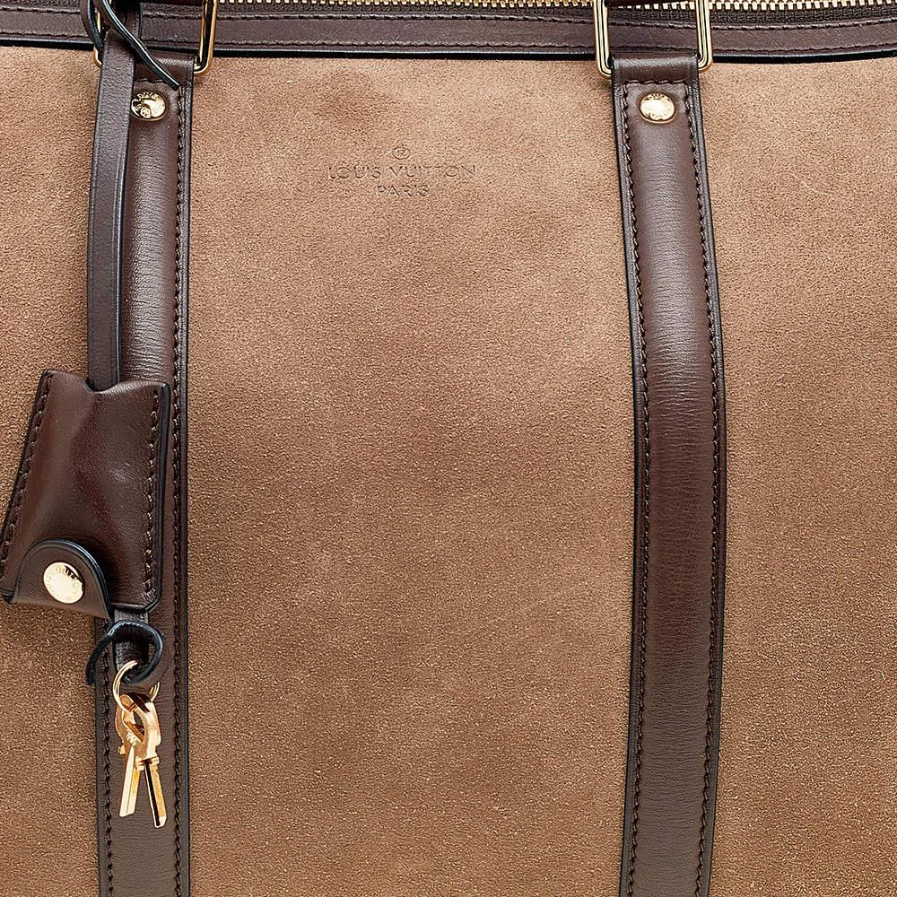 商品[二手商品] Louis Vuitton|Louis Vuitton Brown Suede and Leather Sofia Coppola SC MM Bag              ,价格¥15082,第5张图片详细描述