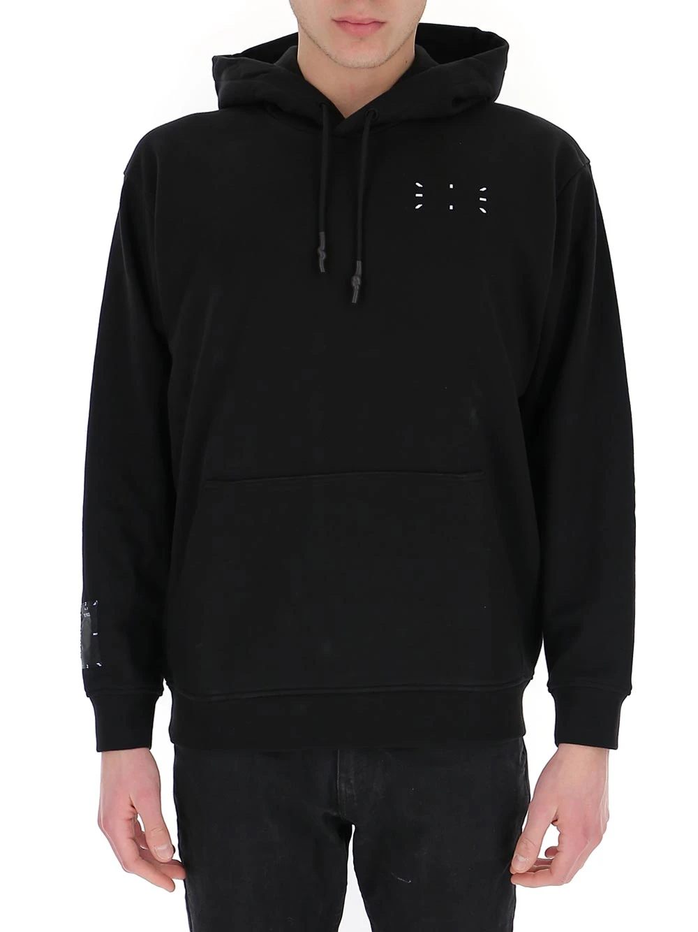 ALEXANDER MCQUEEN 亚历山大·麦昆 男士黑色卫衣/帽衫 624727-RQR20-1000 商品