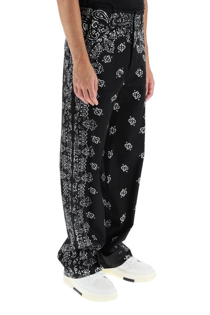 商品AMIRI|BANDANA PRINT COTTON PANTS,价格¥6836,第5张图片详细描述