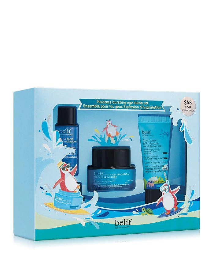 商品Belif|Moisture Bursting Eye Bomb Gift Set ($64 value),价格¥304,第3张图片详细描述