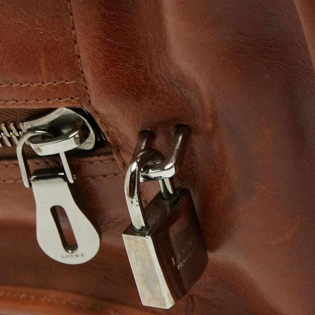 Loewe Brown Leather Amazona Satchel 商品