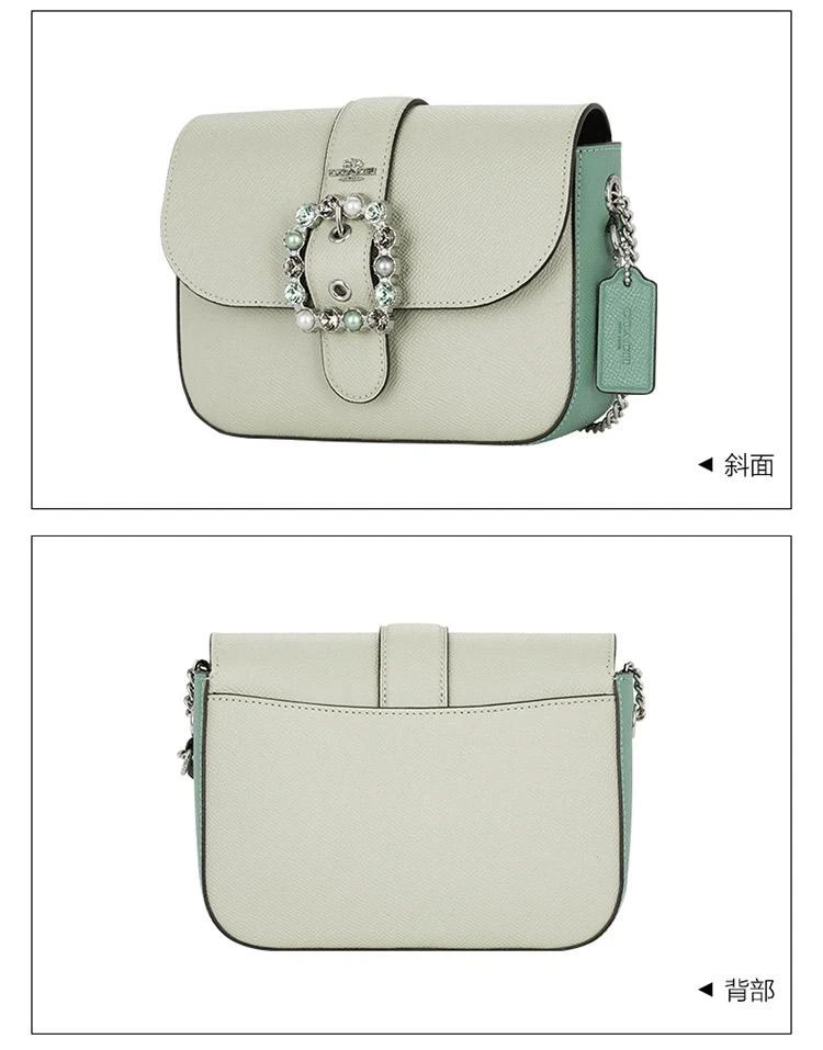 商品Coach|美国直邮美国直邮COACH蔻驰女包女士新款链条单肩斜挎包方包C2871 SVR4C,价格¥3718,第4张图片详细描述