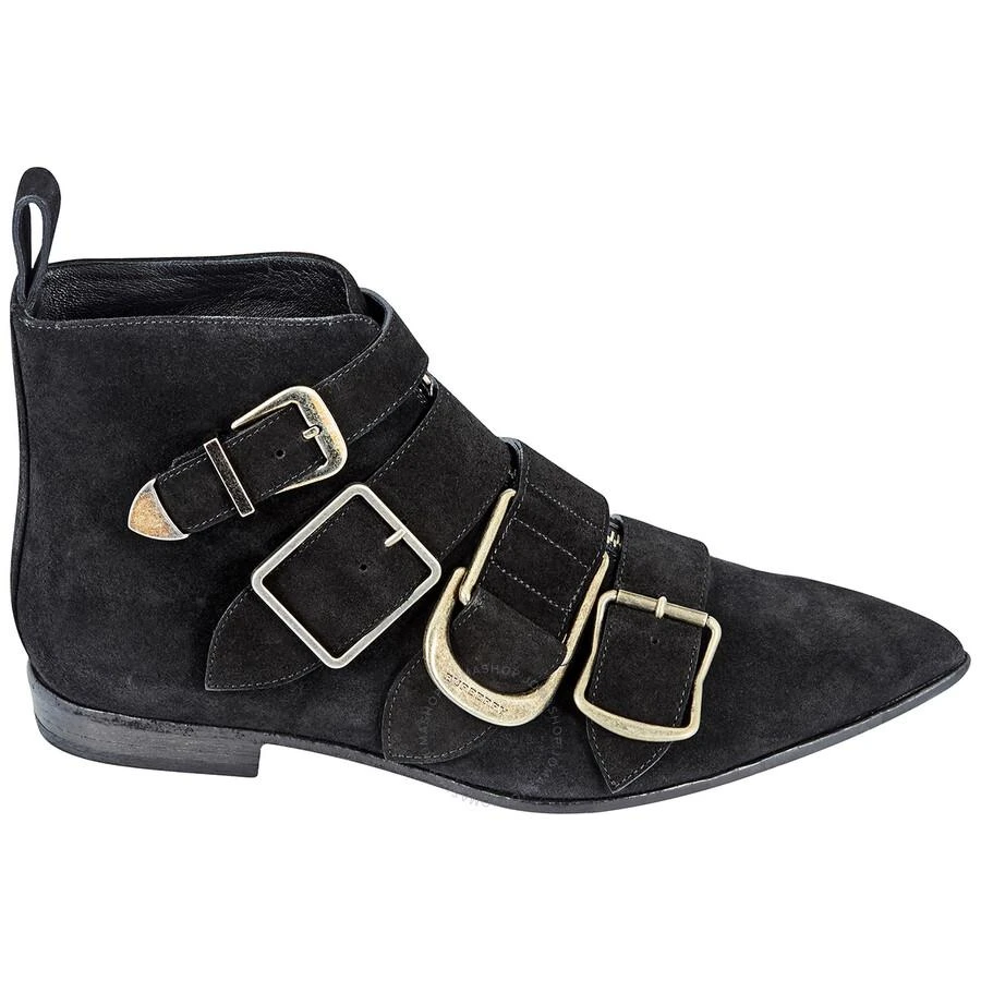 商品Burberry|Burberry Ladies Black Buckled Ankle Boots, Brand Size 35,价格¥2246,第1张图片