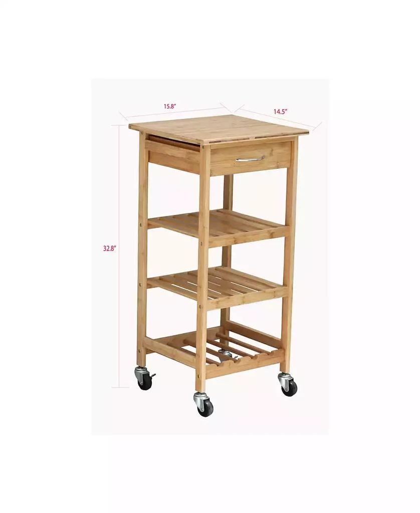 Bamboo Kitchen Trolley 商品