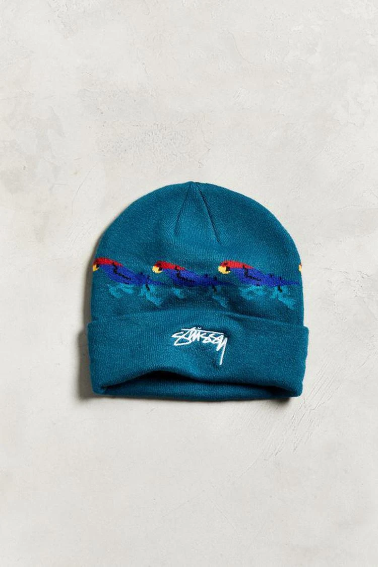 商品STUSSY|Stussy Parrot Cuff Beanie,价格¥152,第1张图片