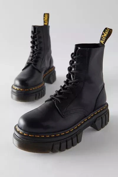 商品Dr. Martens|Dr. Martens Audrick Nappa Lux Leather Platform Boot,价格¥973,第1张图片