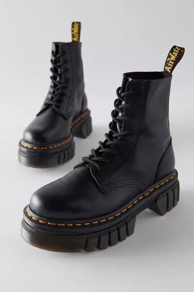 商品Dr. Martens|Dr. Martens Audrick Nappa Lux Leather Platform Boot,价格¥1483,第1张图片