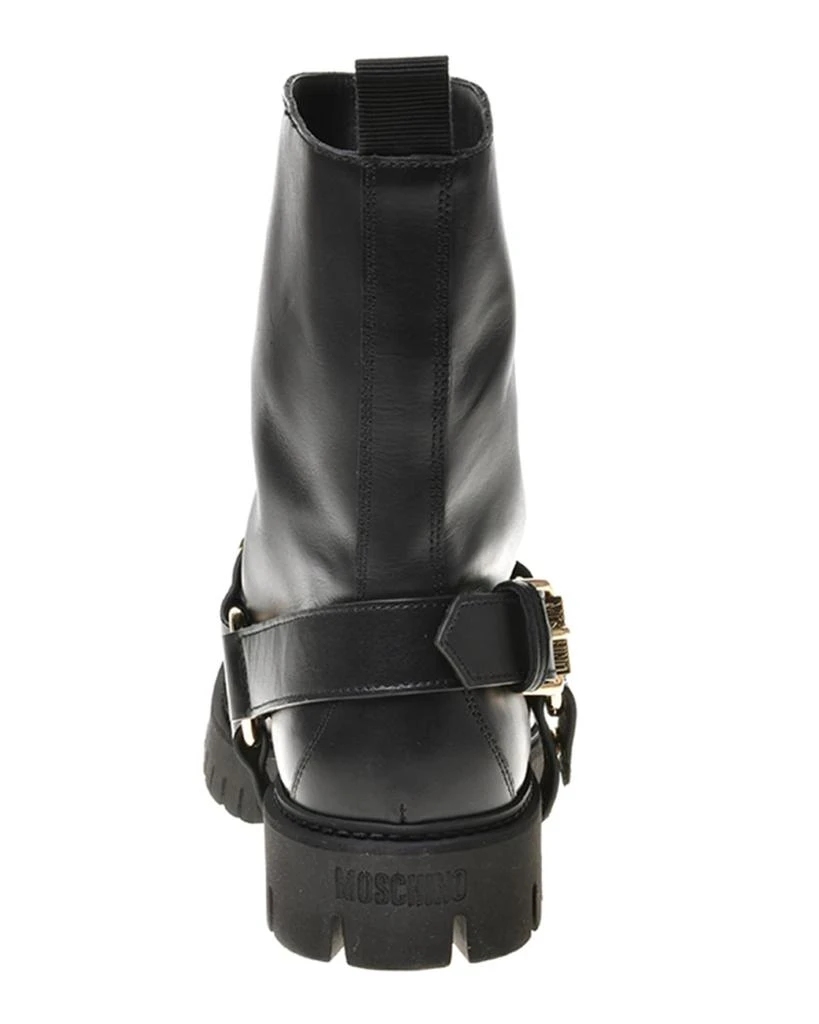 商品Moschino|Men's Logo Harness Ankle Boots,价格¥6455,第4张图片详细描述