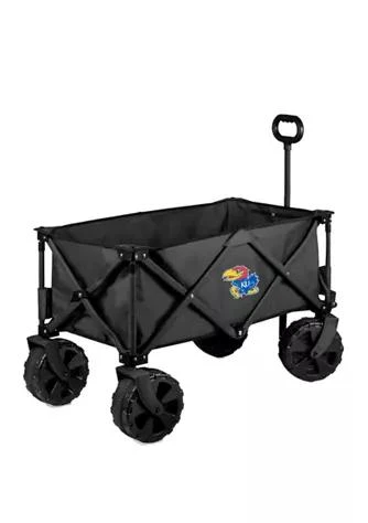 商品ONIVA|Ncaa Kansas Jayhawks Adventure Wagon Elite All Terrain Portable Utility Wagon,价格¥3013,第1张图片