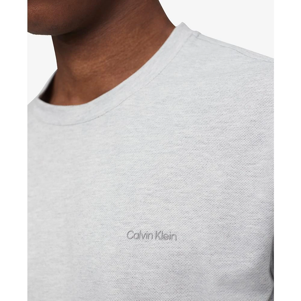 商品Calvin Klein|Men's Solid Tech Piqué T-Shirt,价格¥203,第4张图片详细描述