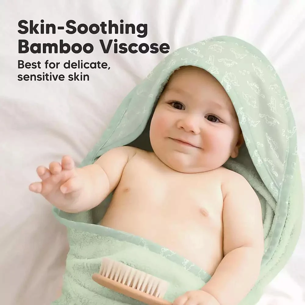 商品KeaBabies|Luxe Baby Hooded Towel, Organic Baby Bath Towel, Hooded Baby Towels, Baby Beach Towel for Newborn, Kids,价格¥142,第2张图片详细描述