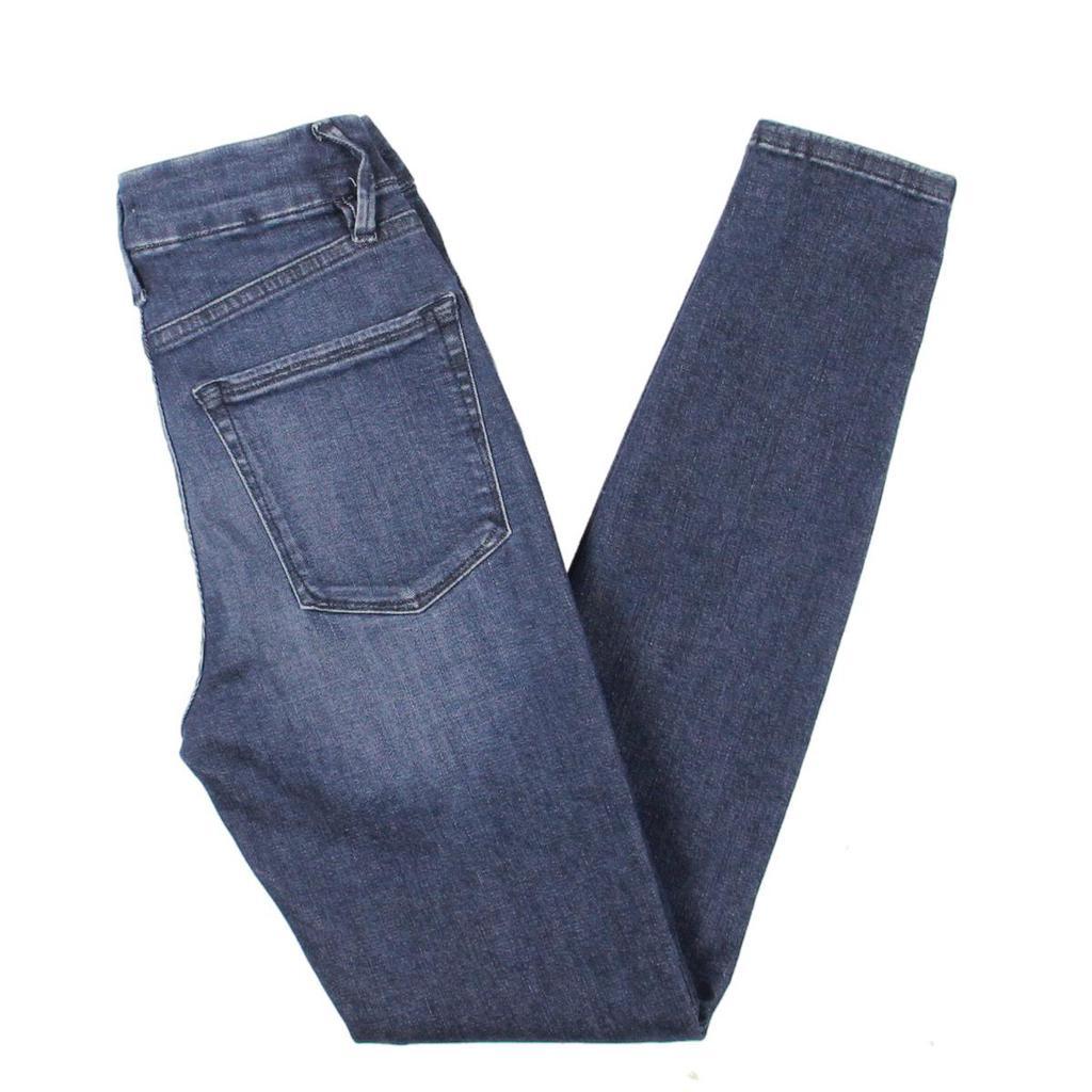 商品Good American|Good American Womens High Rise Button Fly Skinny Jeans,价格¥522,第5张图片详细描述