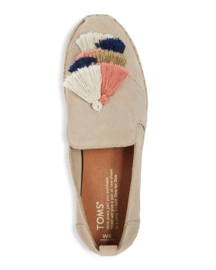 商品TOMS|Alpargata Suede Tasseled Espadrille Flats - 100% Exclusive,价格¥498,第3张图片详细描述